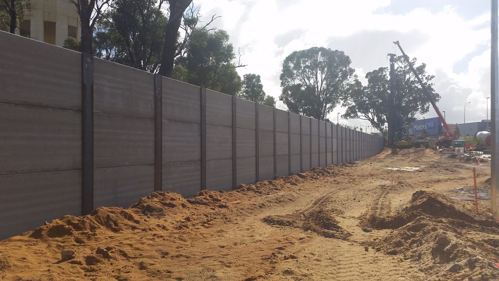 Soldier Pile Wall in Mandurah,Western Australia « Geopractika Pty Ltd